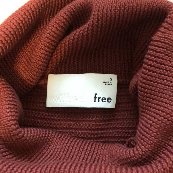 Aritzia Wilfred Free Cropped Merino Wool Sweater size small - Picture 5 of 10